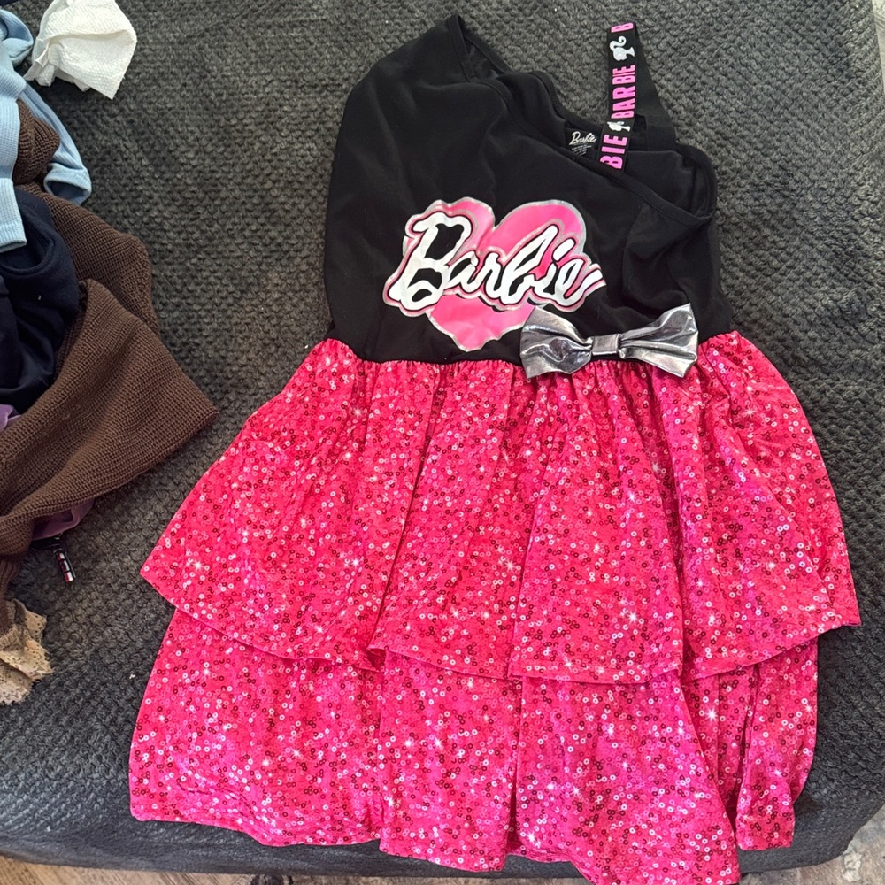 Barbie Sparkling Pink and Black Dance Costume
